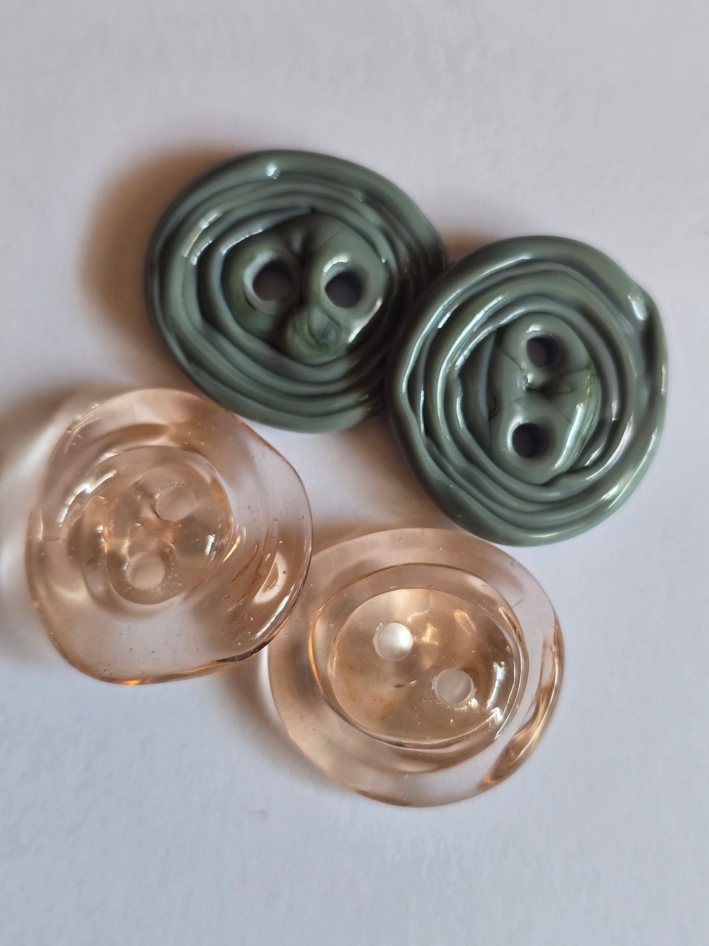 Peach Transparent & Sage