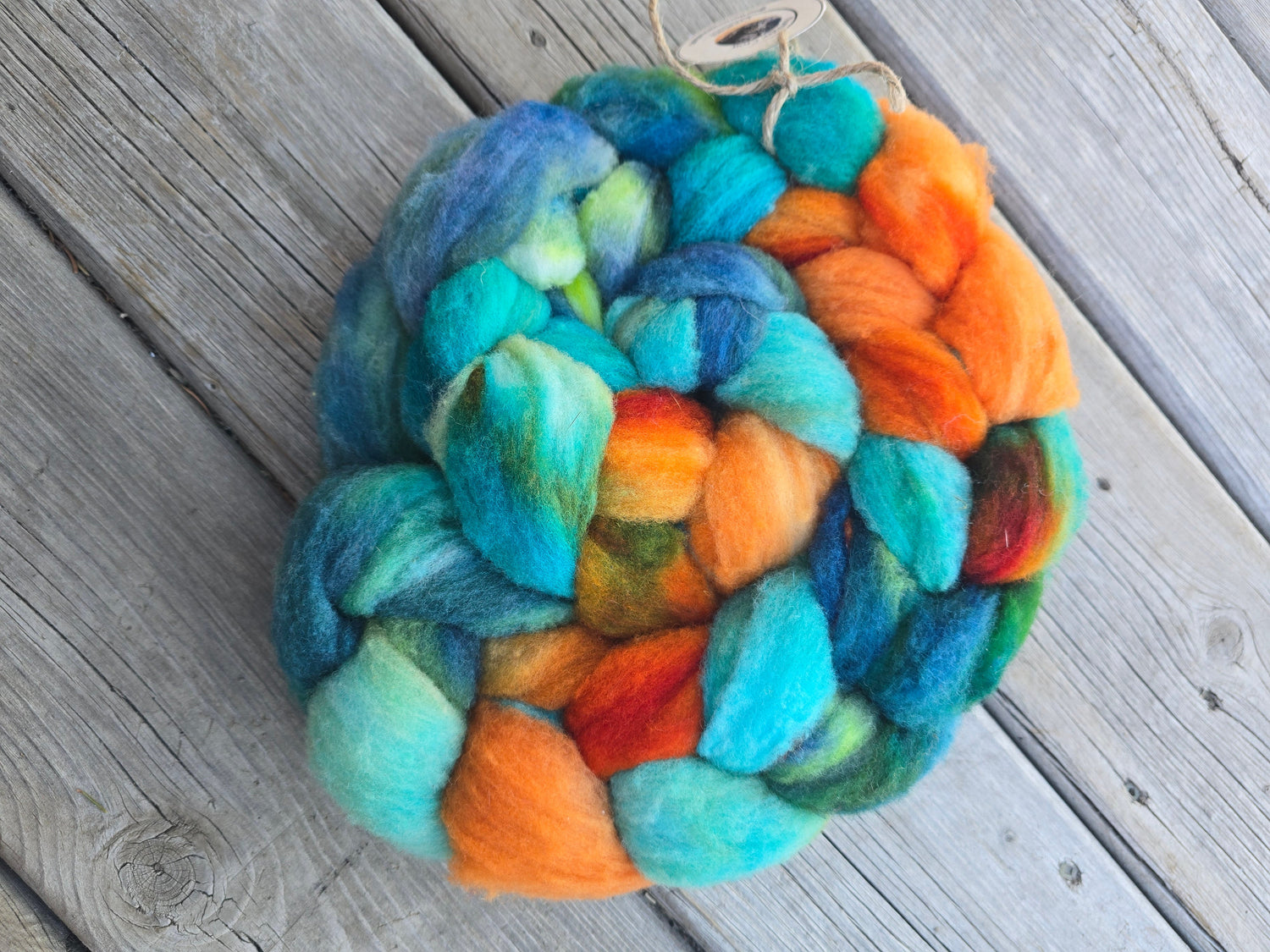 Hand Dyed and Blended Fibre