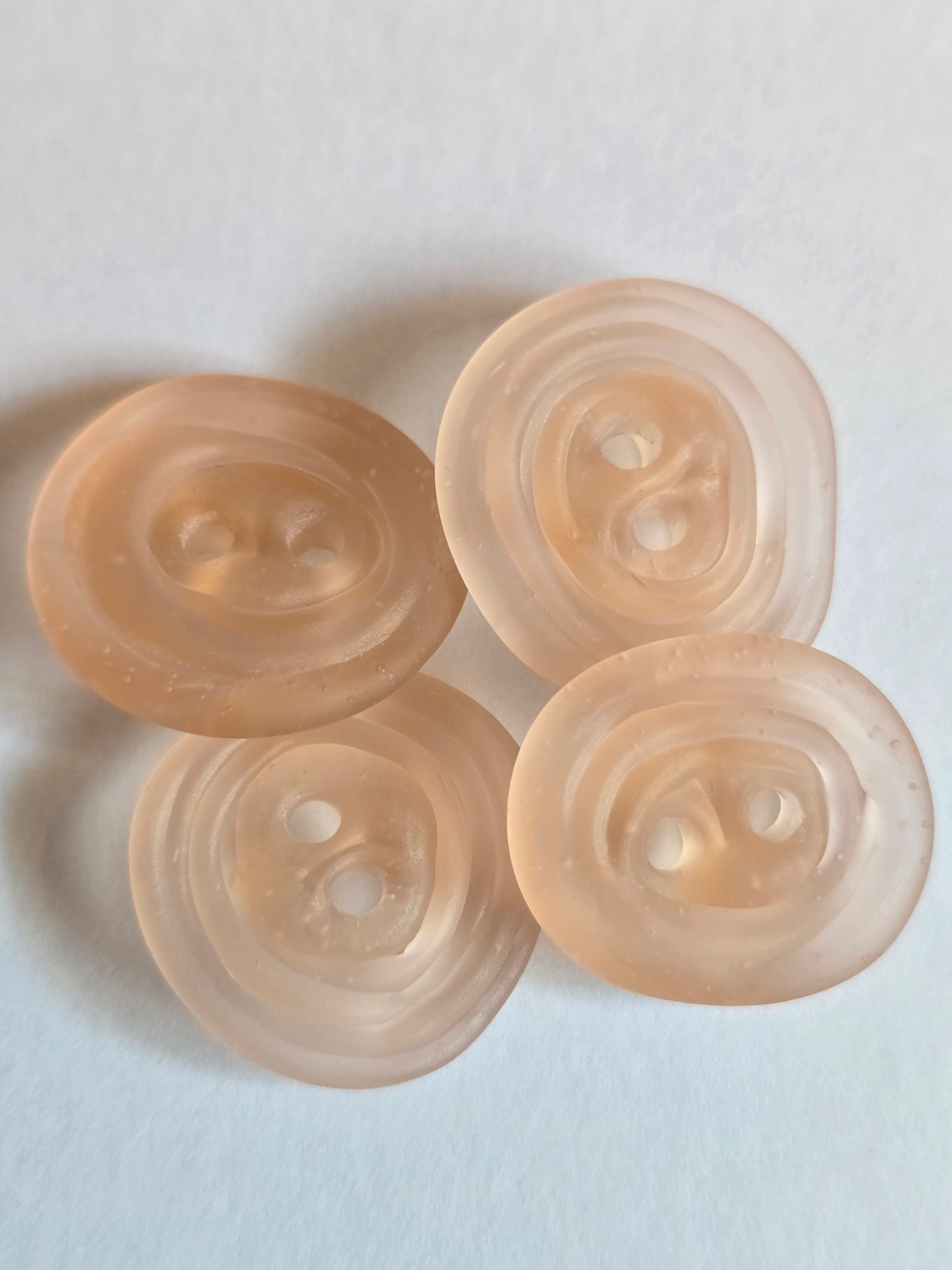 Pale Peach Sea Glass