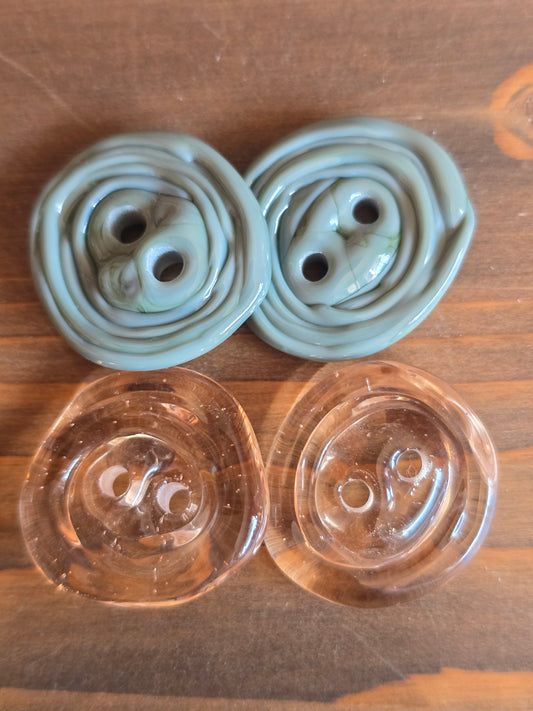 Peach Transparent & Sage