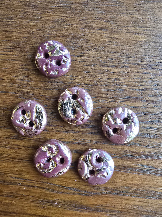 Burgundy and Gold Small